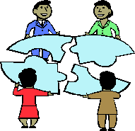 children and puzzle